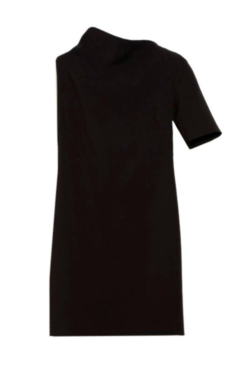Платье ETERE асимметричного кроя|Основной цвет:Черный|Артикул:2322210532 | Фото 1