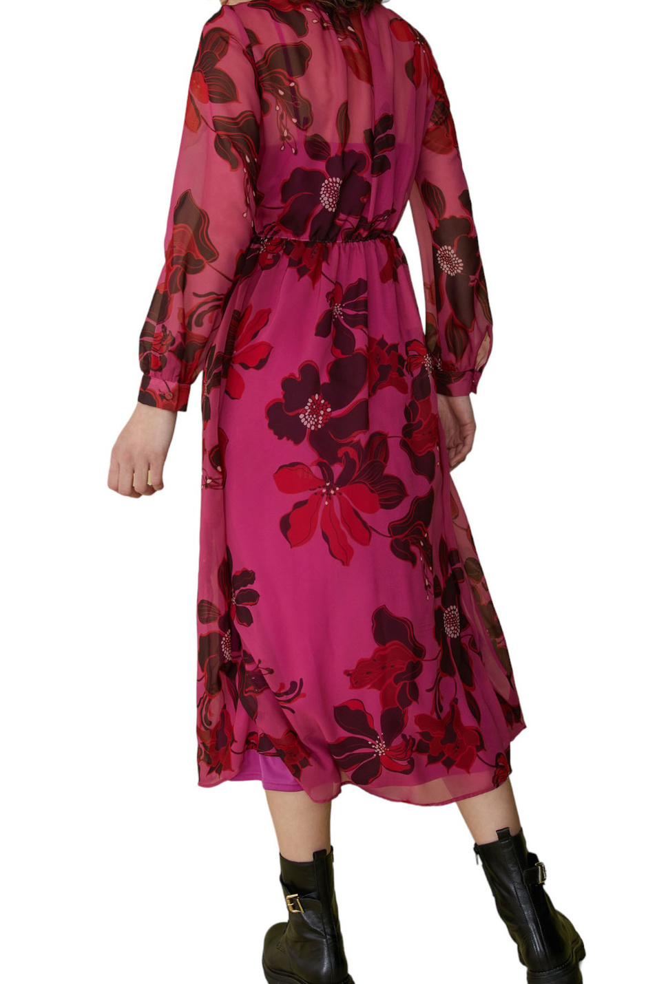 Женский iBLUES Платье QUASAR с цветочным принтом (цвет ), артикул 2372260936 | Фото 3