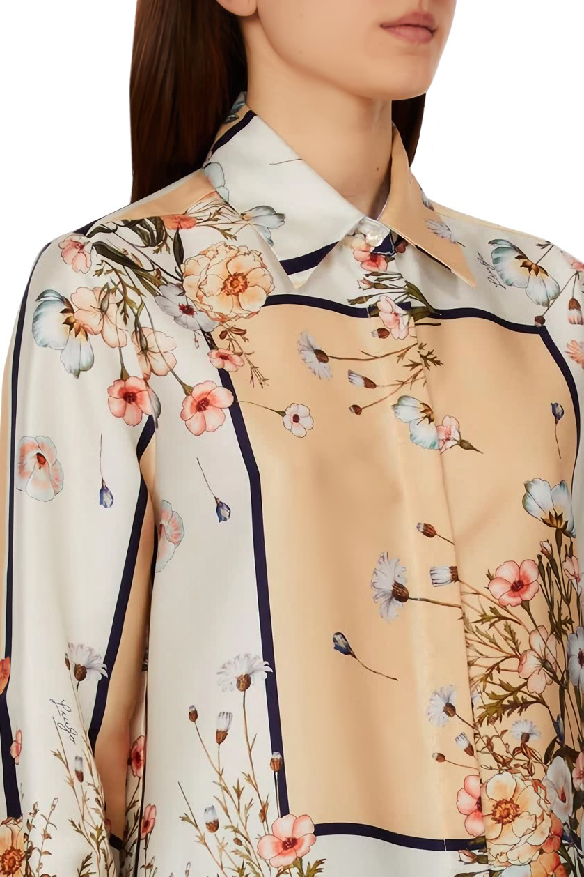 Женский Liu Jo Блузка с цветочным принтом (цвет ), артикул WA6357T2555 | Фото 5