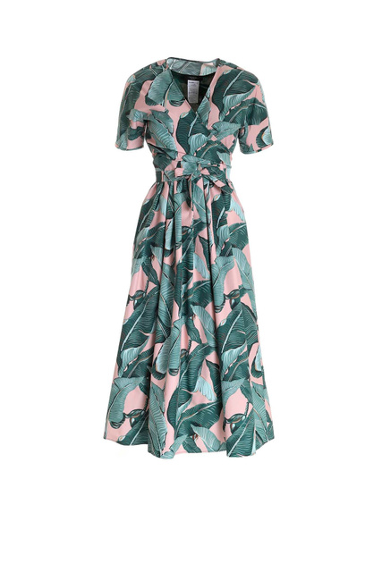 Платье ABBOZZI из натурального хлопка с принтом|Основной цвет:Розовый|Артикул:52210711 | Фото 1