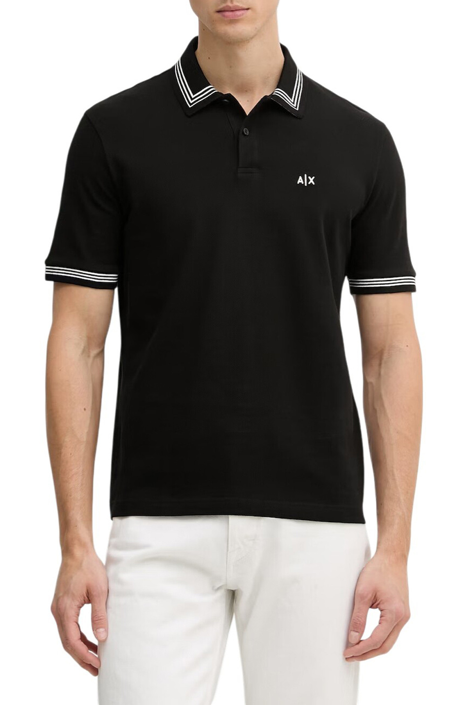 Мужской Armani Exchange Поло из натурального хлопка (цвет ), артикул XM002343-AF10366 | Фото 4