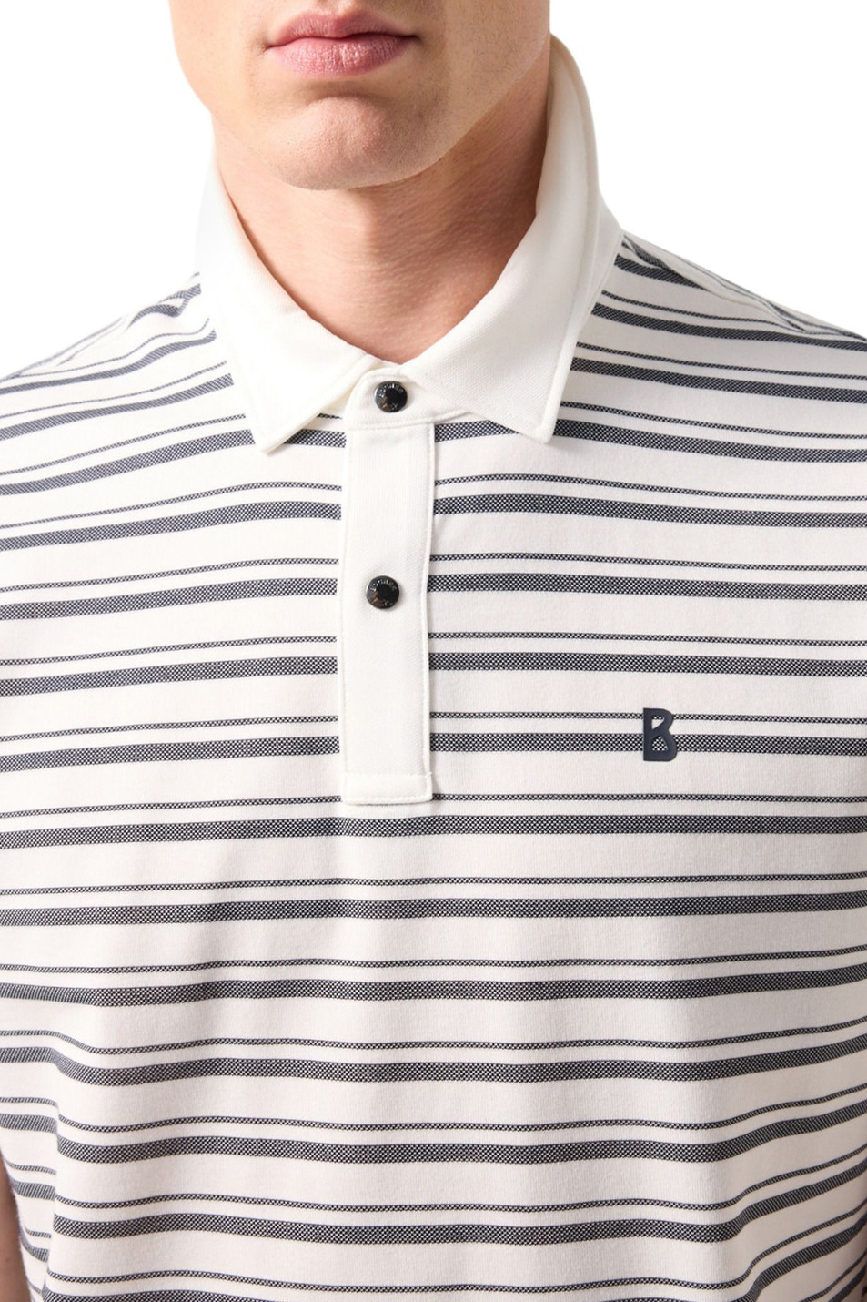 Мужской Bogner Поло TIMO-5F в полоску (цвет ), артикул 58158760 | Фото 4