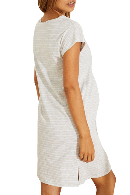 Сорочка ночная с принтом "Miffy" для беременных|Основной цвет:Серый|Артикул:3632474 | Фото 2