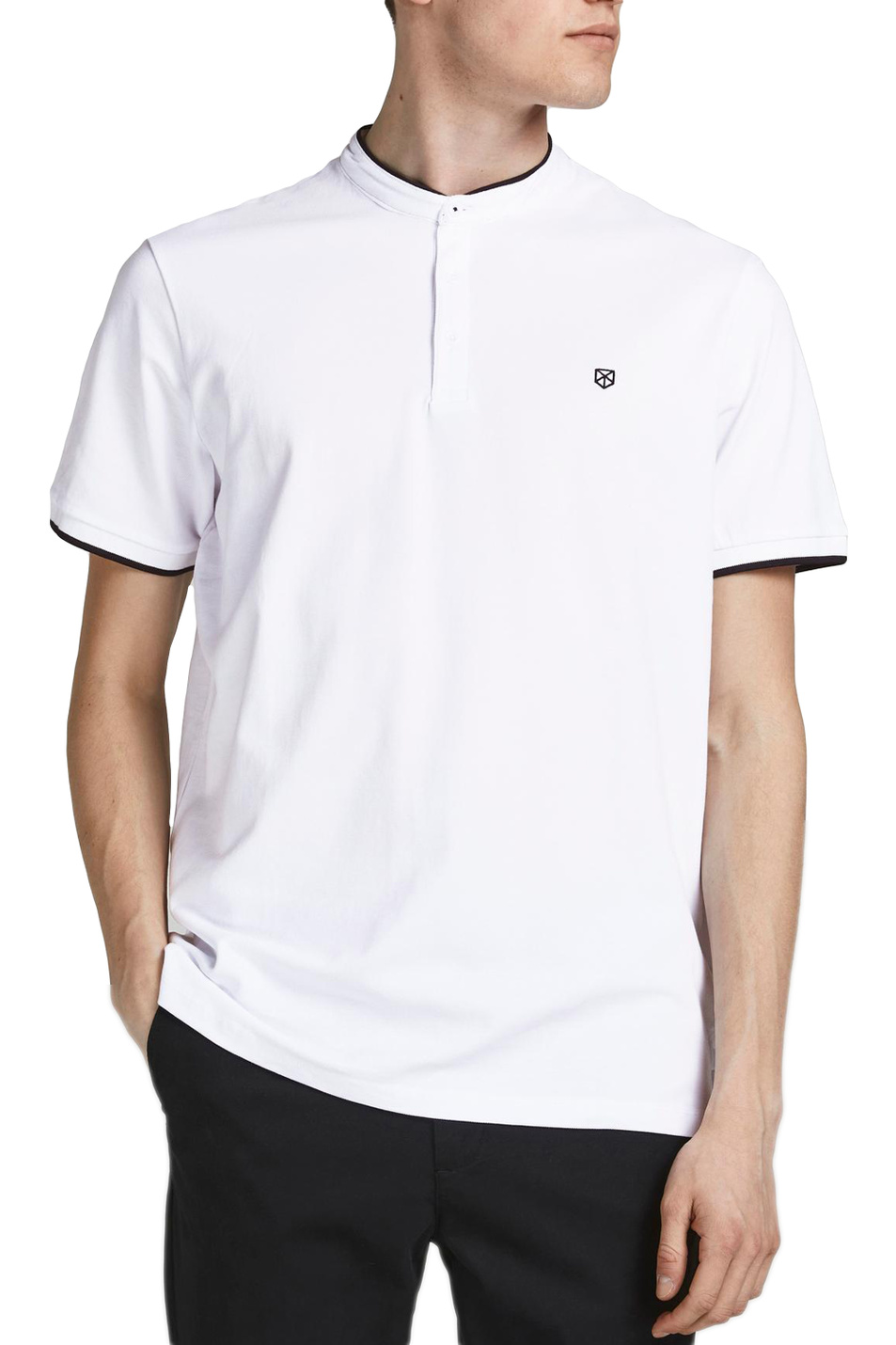 Мужской Jack & Jones Футболка поло из эластичного хлопка (цвет ), артикул 12188451 | Фото 3