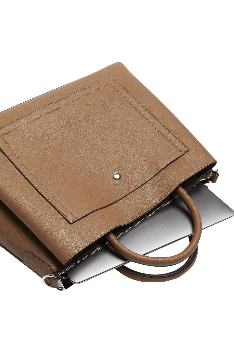Сумка-портфель для ноутбука|Основной цвет:Коричневый Женский Parfois Сумка-портфель для ноутбука (цвет ), артикул 194178 | Фото 4