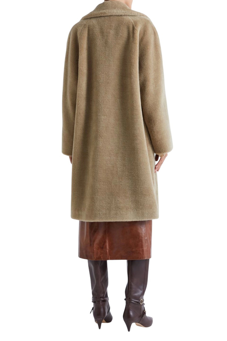 Пальто ROSALIA из шерсти|Основной цвет:Хаки Женский MARELLA Пальто ROSALIA из шерсти (цвет ), артикул 2523456012 | Фото 4