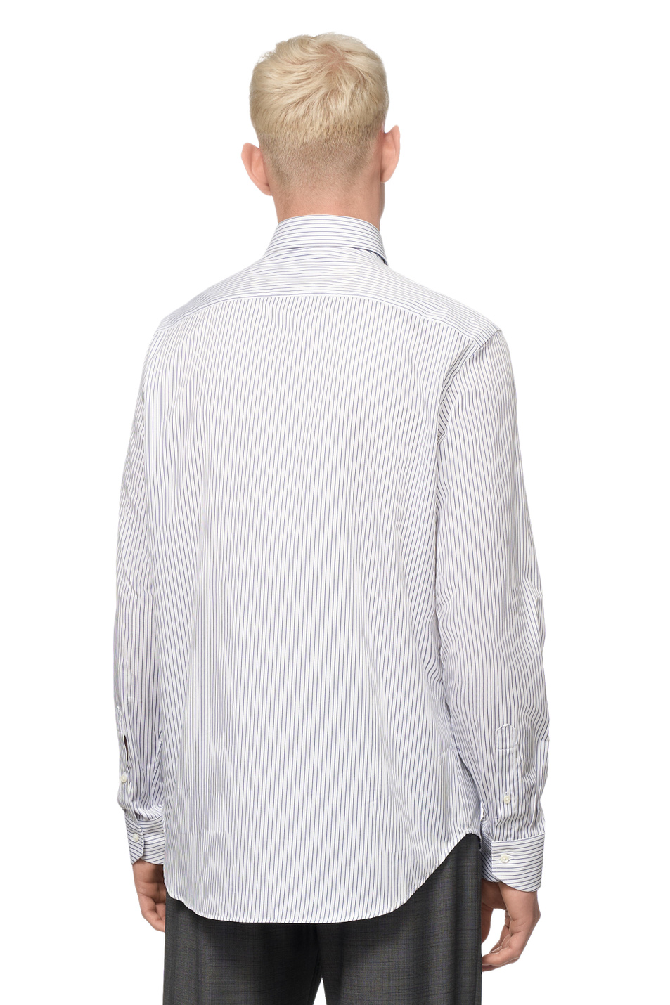 Мужской Canali Рубашка из хлопка (цвет ), артикул NCL7018GR03450 | Фото 5