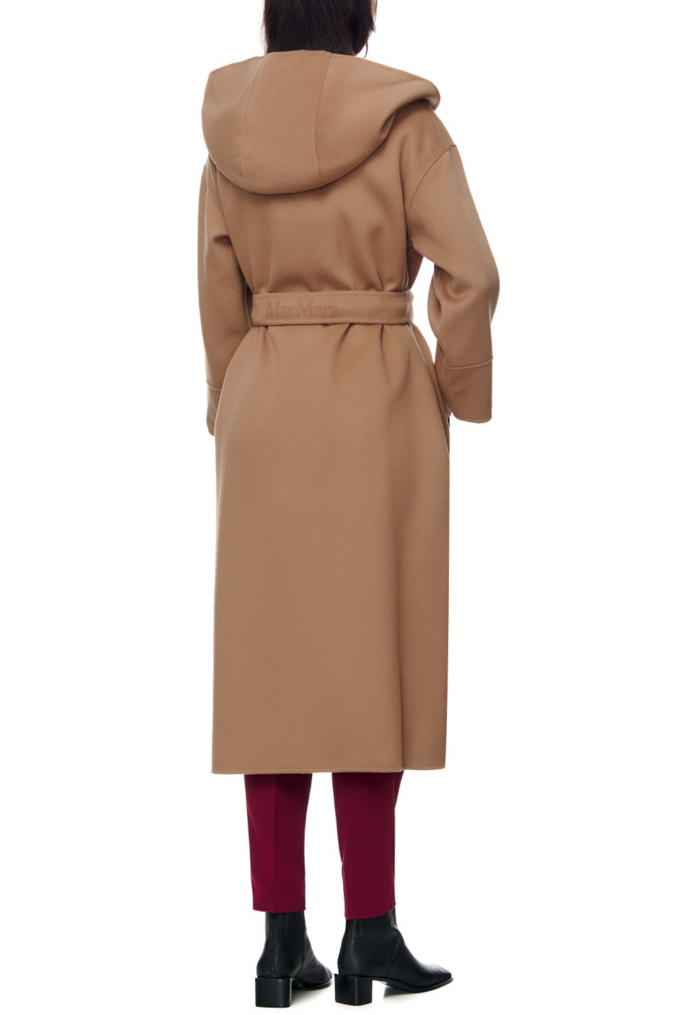 Пальто-халат WINTER с капюшоном|Основной цвет:Коричневый Женский Max Mara Пальто-халат WINTER с капюшоном (цвет ), артикул 90160529 | Фото 6