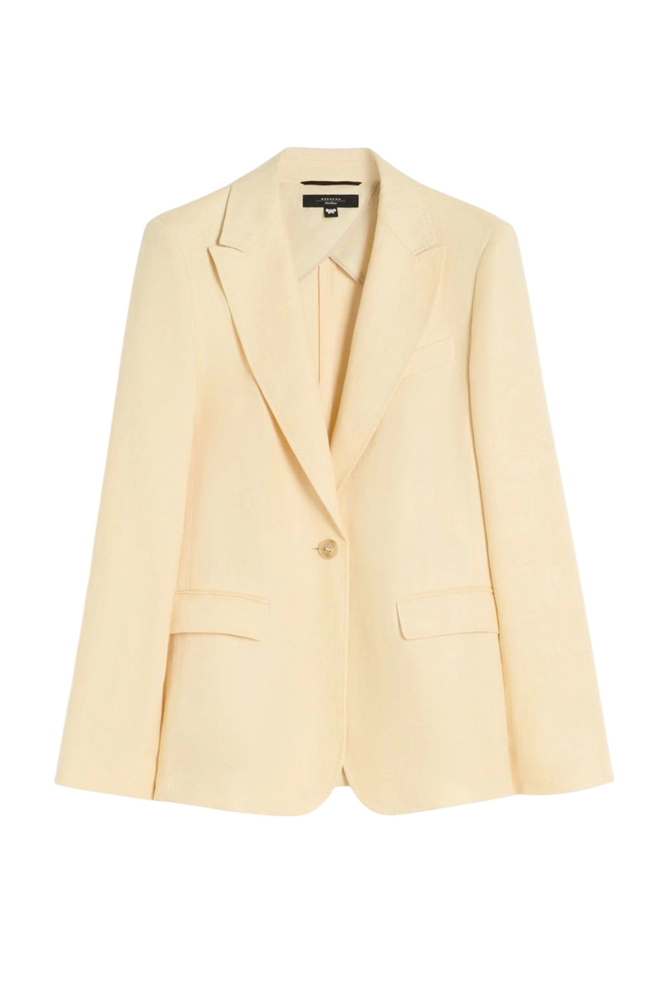Пиджак NALUT из льна|Основной цвет:Желтый Женский Weekend Max Mara Пиджак NALUT из льна (цвет ), артикул 2615041072 | Фото 1