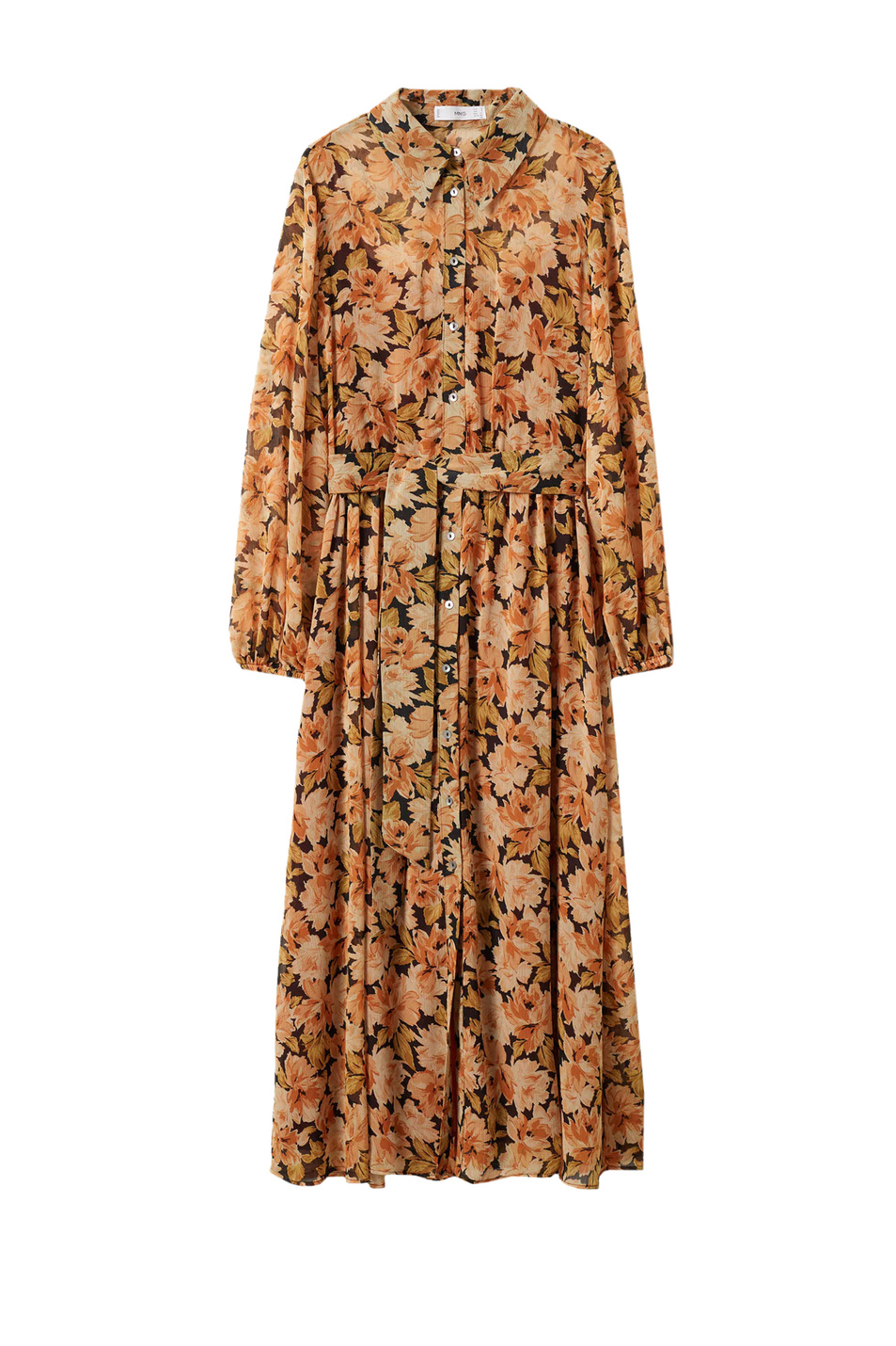 Женский Mango Платье-рубашка PINKIE с цветочным принтом (цвет ), артикул 17027757 | Фото 1