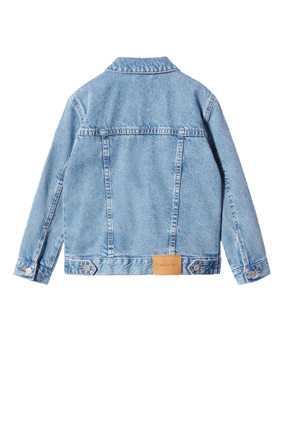 Мальчикам Mango Kids Куртка джинсовая JOHN из натурального хлопка (цвет ), артикул 47002877 | Фото 2