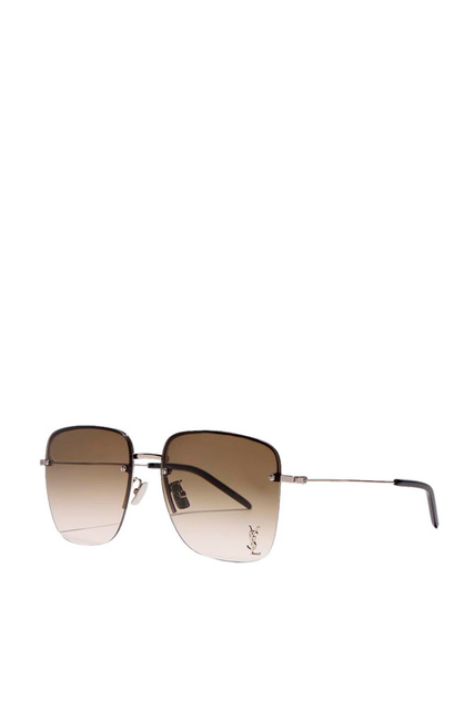 Солнцезащитные очки Saint Laurent SL 312 M|Основной цвет:Серебристый|Артикул:SL 312 M | Фото 1