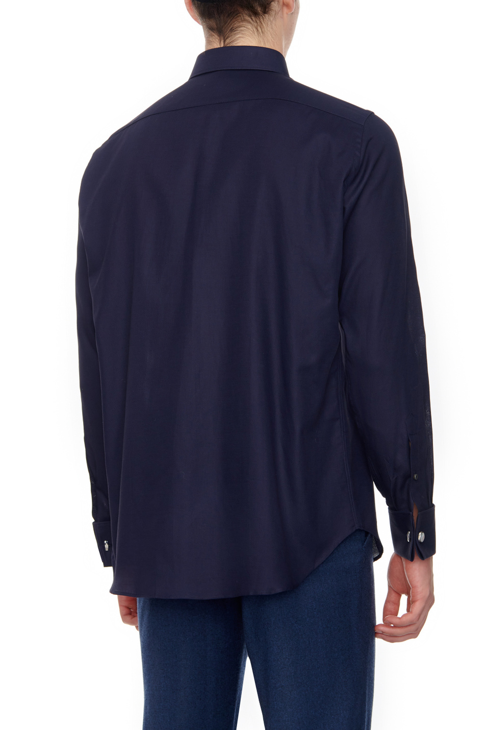 Мужской Canali Рубашка из натурального хлопка (цвет ), артикул 7A1GD02301 | Фото 4