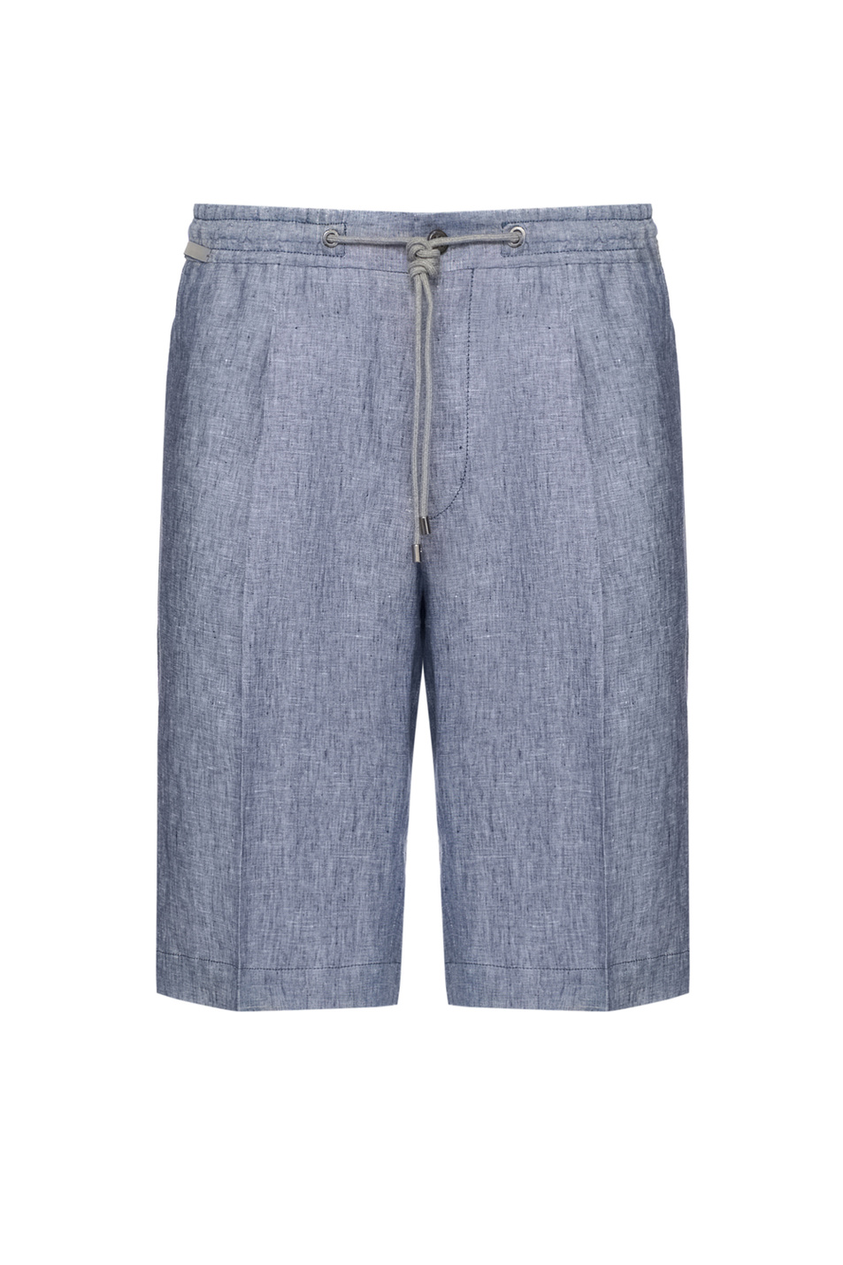 Шорты из льна|Основной цвет:Голубой Мужской Corneliani Шорты из льна (цвет ), артикул 274L20-2714159 | Фото 1
