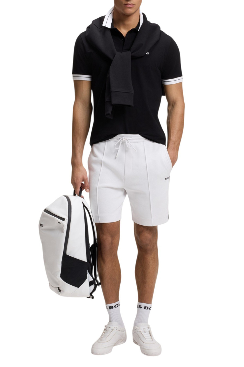Мужской BOSS Шорты Join из смесового хлопка (цвет ), артикул 50561776 | Фото 2