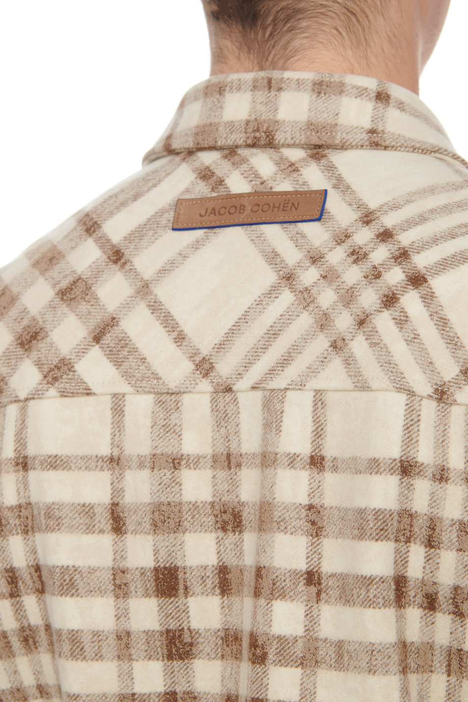 Мужской Jacob Cohen Куртка-рубашка из смесовой пряжи альпаки (цвет ), артикул UE00280T578A | Фото 4