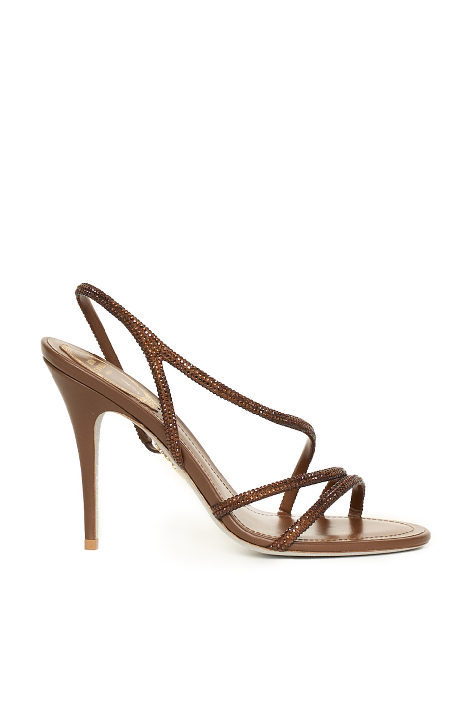 Женский René Caovilla Босоножки Erin со стразами (цвет ), артикул C12698-100-RN01X033 | Фото 1