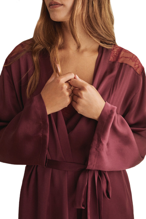 Women'secret Короткий атласный халат ( цвет), артикул 2534015 | Фото 3