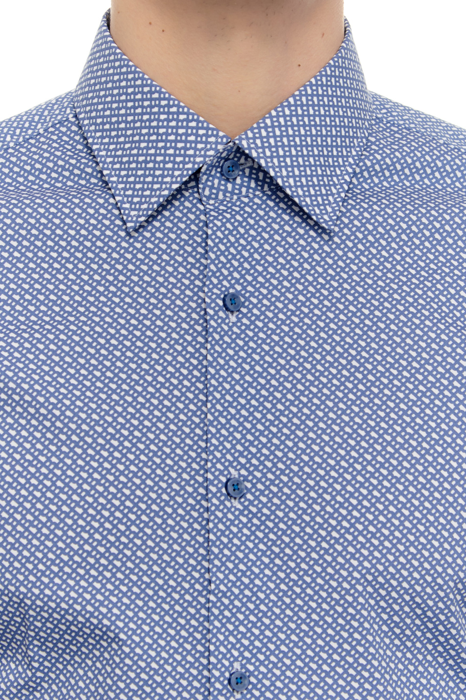 Мужской BOSS Рубашка из эластичного хлопка (цвет ), артикул 50478620 | Фото 5