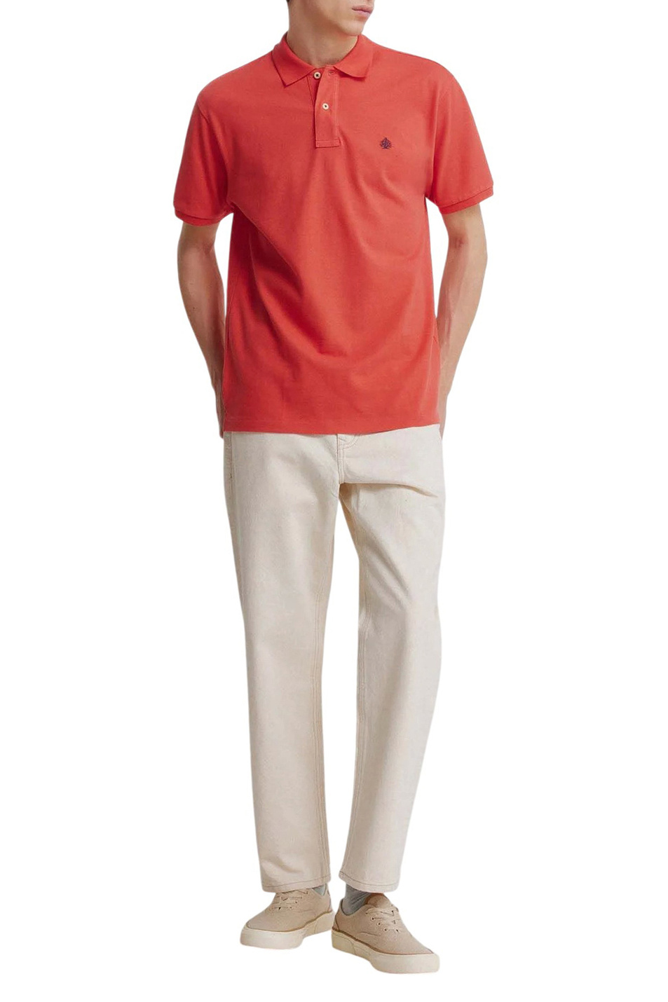 Мужской Springfield Поло из хлопка (цвет ), артикул 8551105 | Фото 2