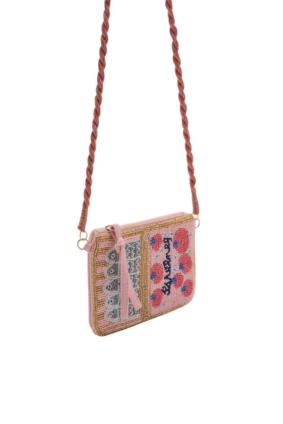 Девочкам Mango Kids Сумка SARDINA с бисером (цвет ), артикул 27046744 | Фото 2