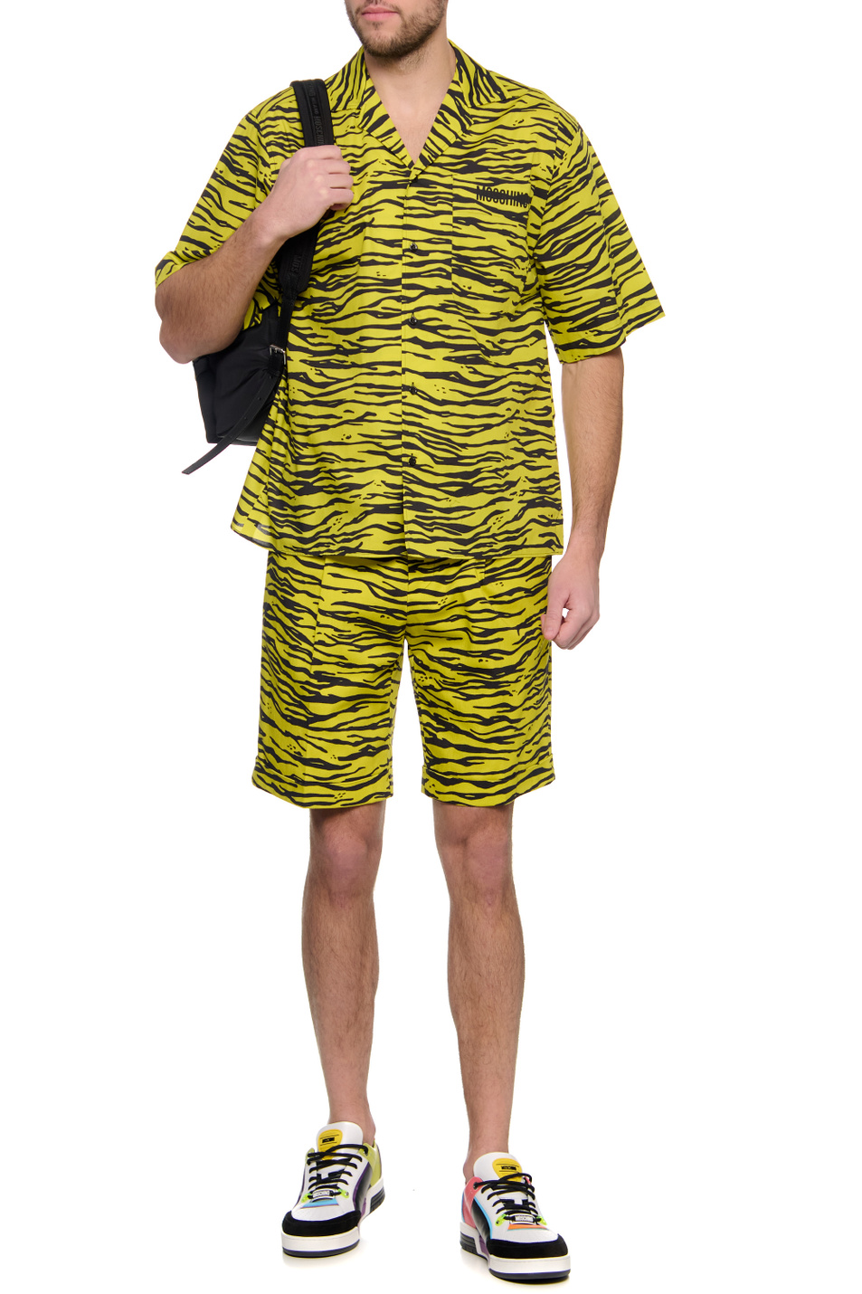 Мужской Moschino Рубашка из натурального хлопка с принтом (цвет ), артикул A0216-2062 | Фото 2