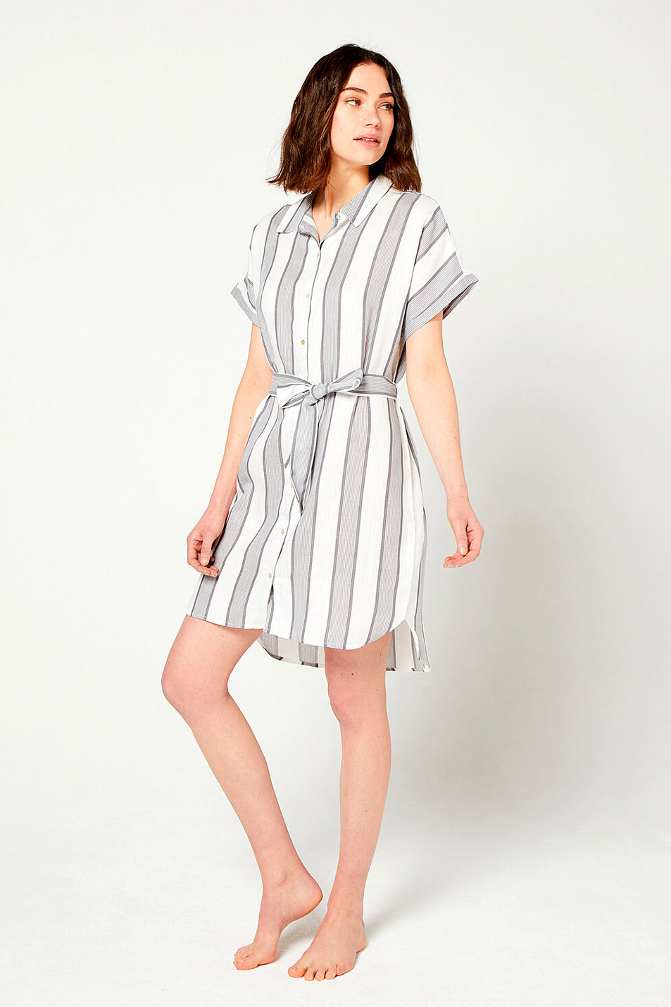 Etam Платье-рубашка в полоску LONGO (цвет ), артикул 6517292 | Фото 2