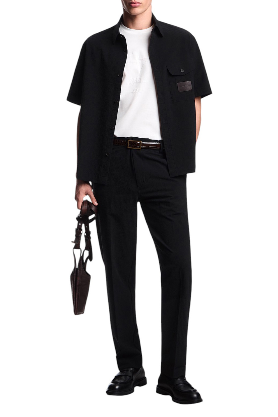 Мужской Emporio Armani Футболка с логотипом (цвет ), артикул EM002968-AF10762 | Фото 2