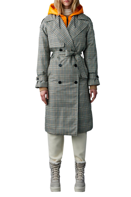 Пальто MAXINE-PL с капюшоном и пуховым наполнителем|Основной цвет:Мультиколор|Артикул:P002042 | Фото 2