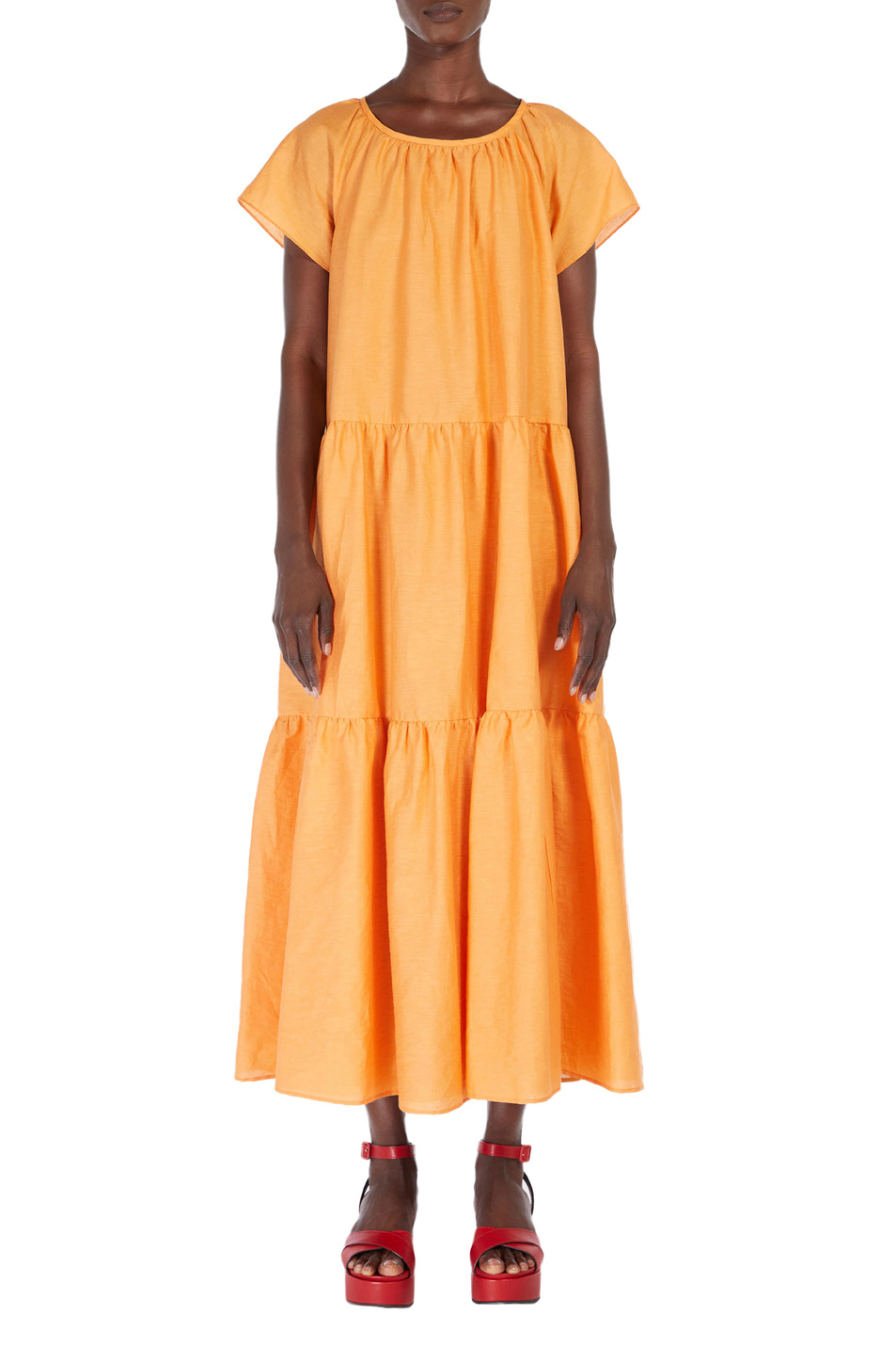 Женский Weekend Max Mara Платье NEMBI с воланами (цвет ), артикул 52211521 | Фото 3