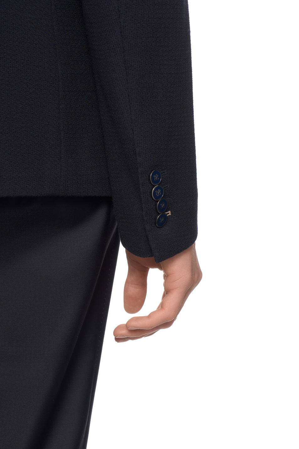 Пиджак из шерсти и хлопка|Основной цвет:Синий Мужской Dolce & Gabbana Пиджак из шерсти и хлопка (цвет ), артикул G2PT9T-HU7W2 | Фото 7