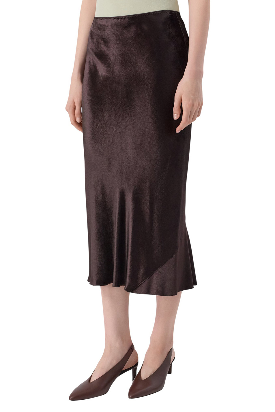 Женский Dorothee Schumacher Юбка из велюра (цвет ), артикул 247005 | Фото 4