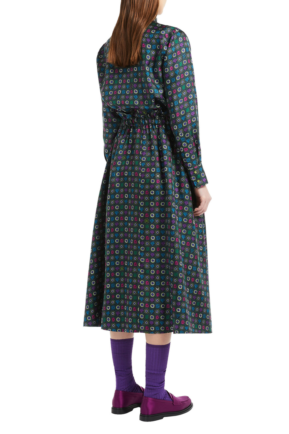 Max Mara Платье DYSER из набивного шелкового твила (цвет ), артикул 12260923 | Фото 4
