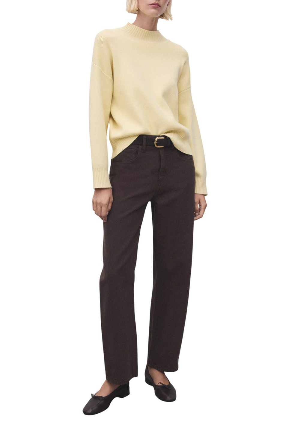 Женский Mango Свитер RINO с высоким воротником (цвет ), артикул 17007788 | Фото 2