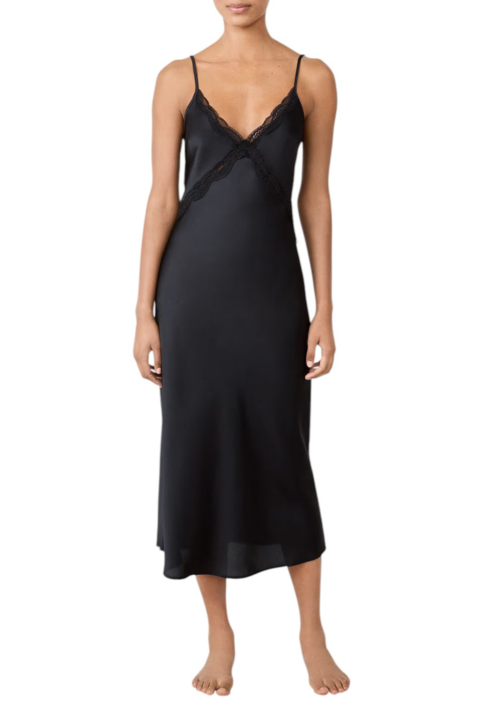 Женский Etam Платье-сорочка RENY с кружевом (цвет ), артикул 6554366 | Фото 1