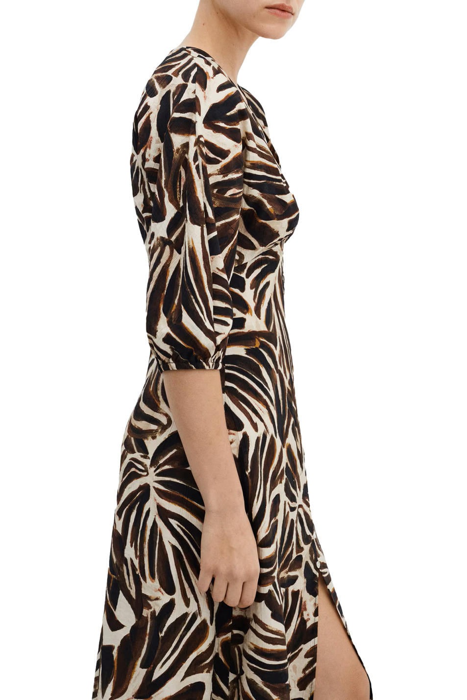 Женский Mango Платье CLAUDIE с V-образным вырезом (цвет ), артикул 67017122 | Фото 3