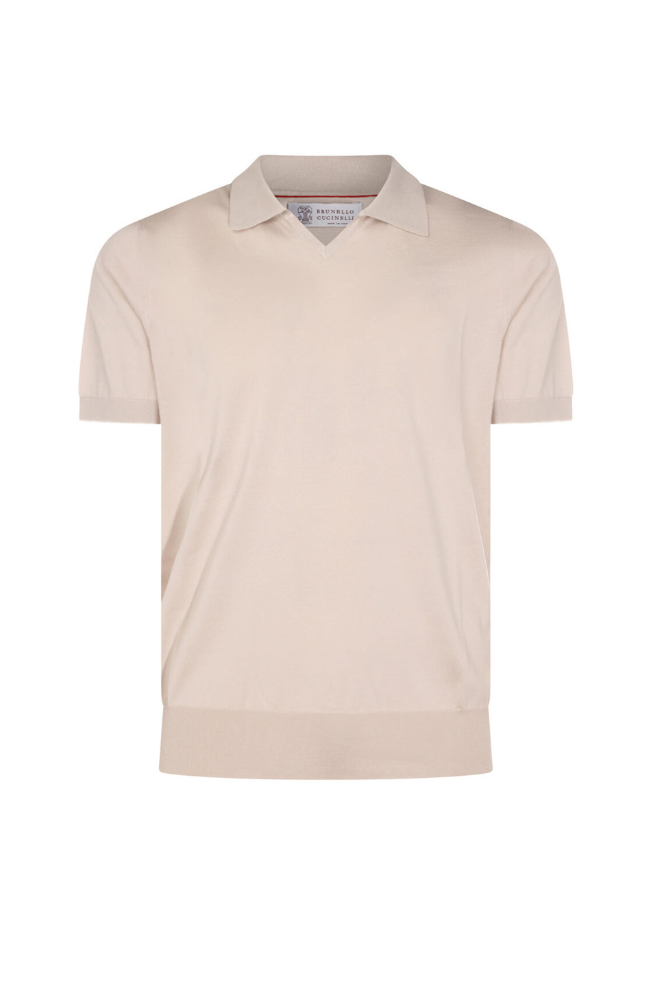 Мужской Brunello Cucinelli Поло однотонное их хлопка (цвет ), артикул M29800145 | Фото 1