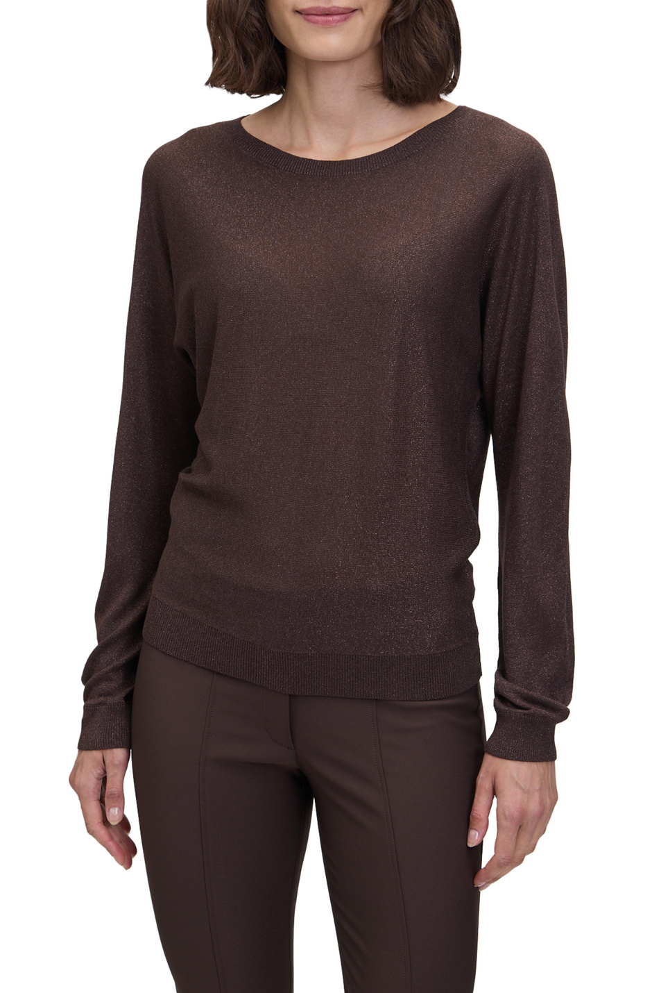 Джемпер с люрексом|Основной цвет:Коричневый Женский Betty Barclay Джемпер с люрексом (цвет ), артикул 5288/1526 | Фото 3