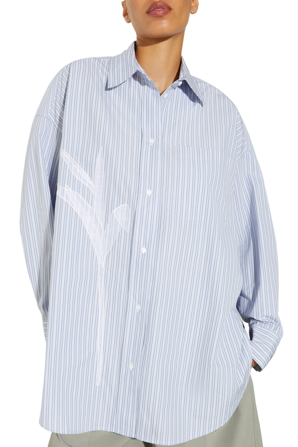 Женский MAX&Co. Рубашка MCOCANNETI из хлопка (цвет ), артикул 2616111013 | Фото 3