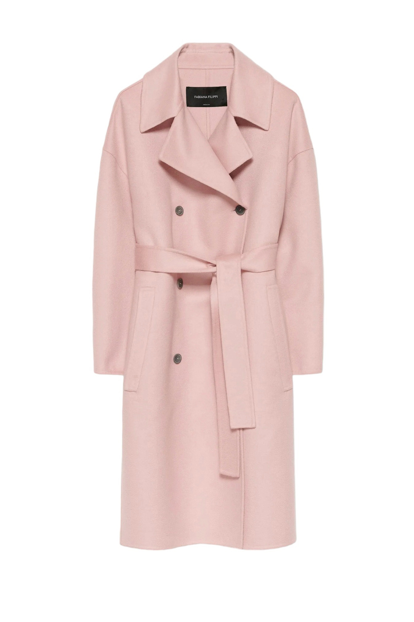 Пальто из шерсти и кашемира|Основной цвет:Розовый|Артикул:CTD223F548H782 | Фото 1