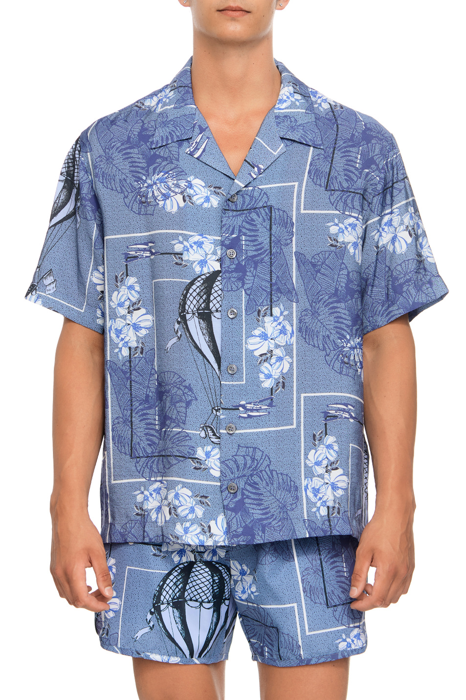 Мужской Emporio Armani Рубашка с принтом (цвет ), артикул 6R1C8P-1NZ5Z | Фото 1