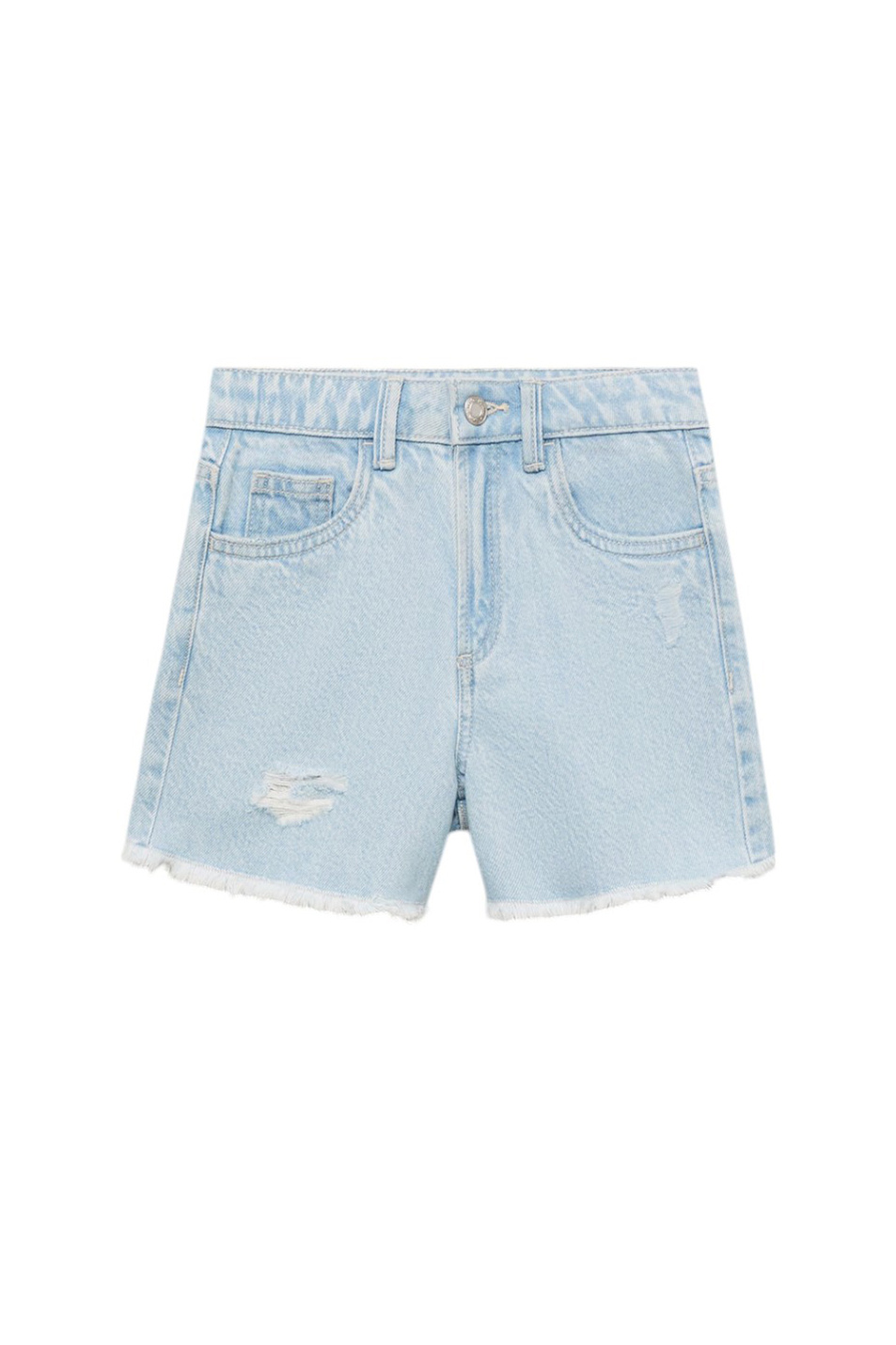 Девочкам Mango Kids Шорты ISA джинсовые (цвет ), артикул 87025946 | Фото 1