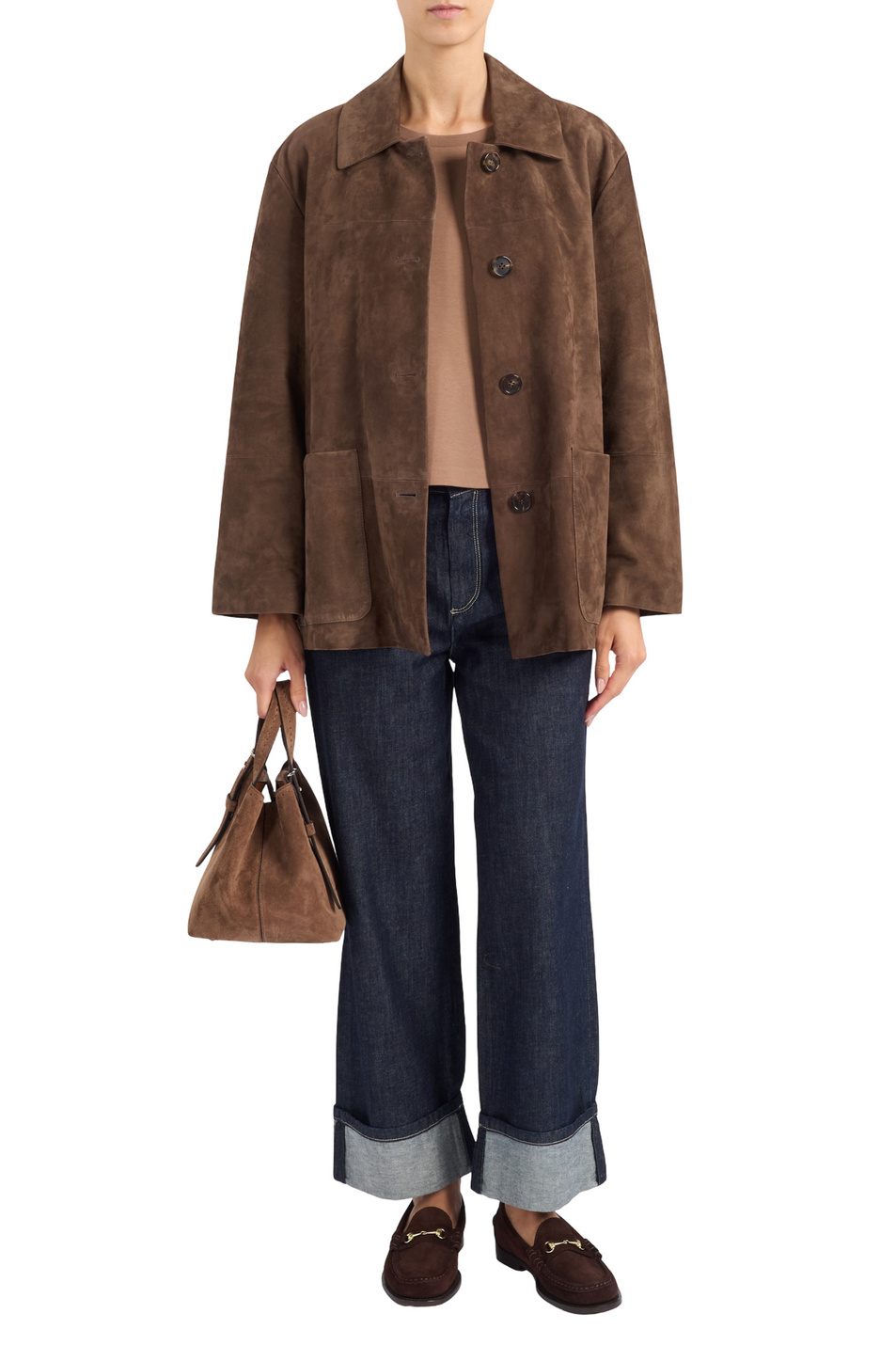 Куртка ASTRALE из натуральной кожи|Основной цвет:Коричневый Женский Max Mara Куртка ASTRALE из натуральной кожи (цвет ), артикул 2629446031 | Фото 3