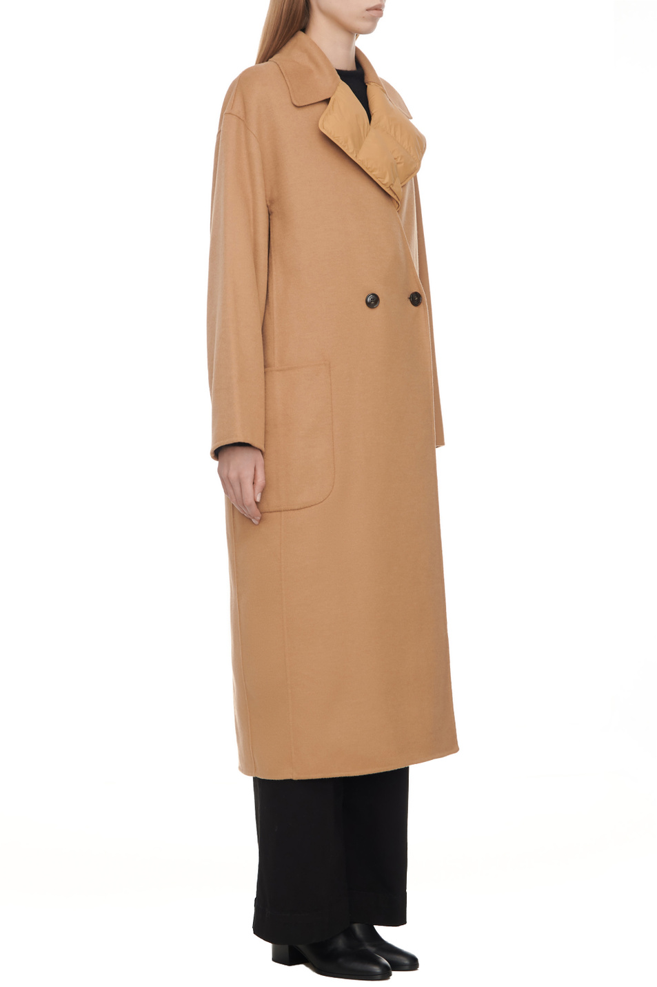 Женский BOSS Пальто из смесовой шерсти со съемной утепленной жилеткой (цвет ), артикул 50504584 | Фото 5