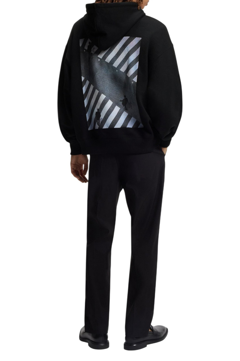 Мужской HUGO Худи Doland с принтом (цвет ), артикул 50553348 | Фото 4