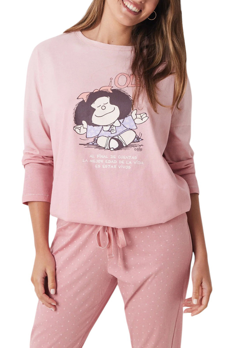 Женский Women'secret Пижама из хлопка с принтом (цвет ), артикул 3138585 | Фото 3