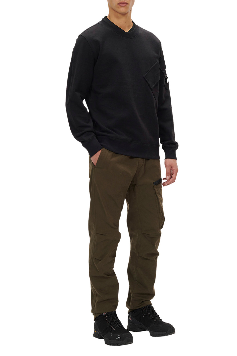 Мужской C.P. Company Свитшот с карманами (цвет ), артикул 13CMSS057A005086W | Фото 2