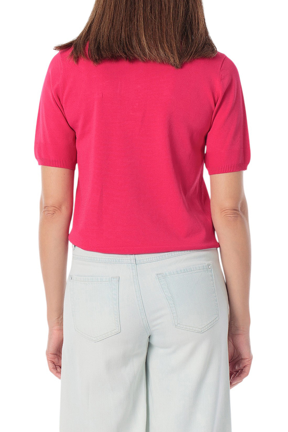 Женский Gerry Weber Джемпер-поло однотонный (цвет ), артикул N60953 | Фото 6