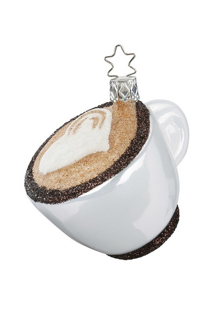 Елочная игрушка "Капучино", 8 см|Основной цвет:Разноцветный Не имеет пола Inge's Christmas Елочная игрушка "Капучино", 8 см (цвет ), артикул 10095S018 | Фото 1