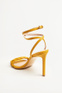 Mango Босоножки на каблуке TREN1 с плетеной союзкой ( цвет), артикул 87025652 | Фото 3